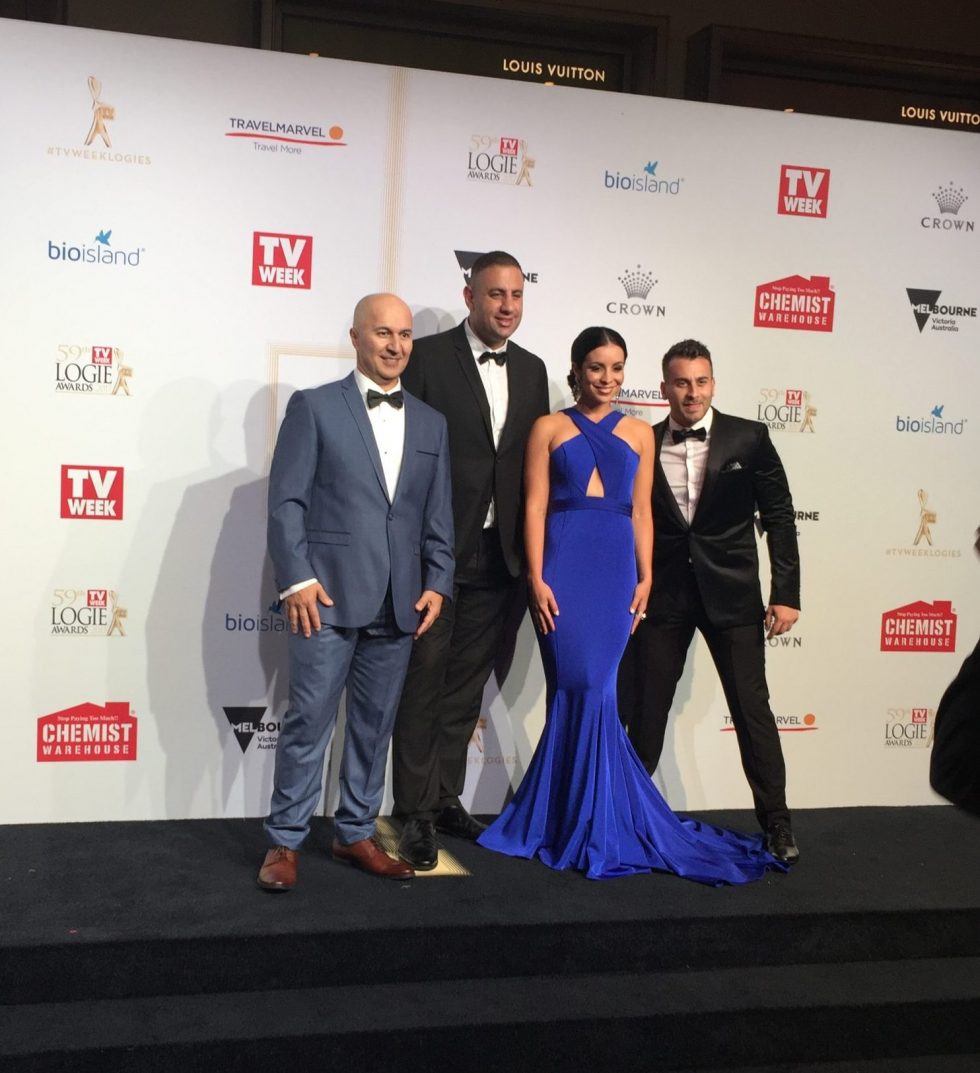 Kat Hoyos in the red carpet for TV Week Logie Awards