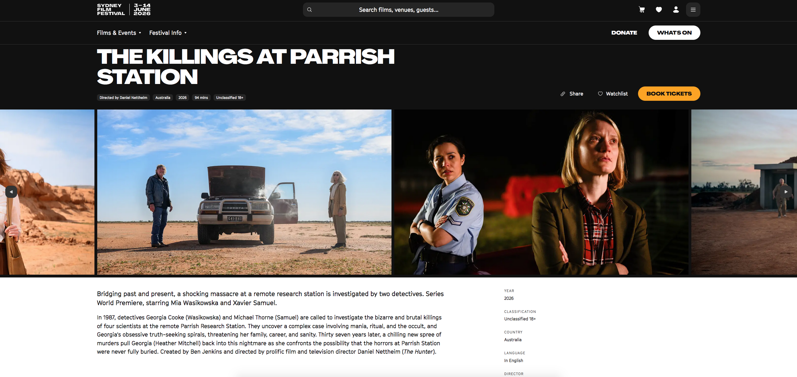 The Killings at Parrish Station